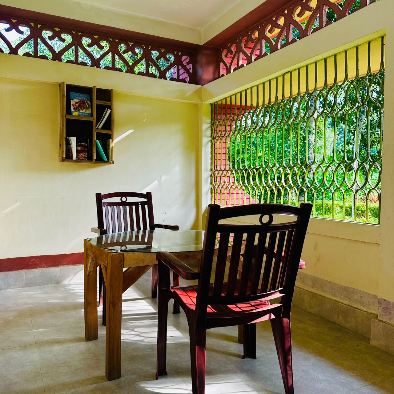 Bashonti Couple Villa garden view — Litchibari Eco Resort